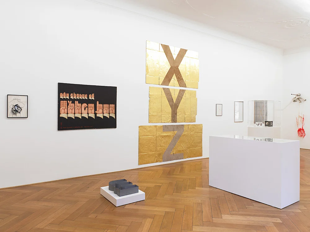 Quodlibet III Alphabets and Instruments — Tomma Abts Nairy Baghramian Cosima von Bonin Moritz von Oswald, Elektronik Tony Conrad Simon Denny Lukas Duwenhögger... — Exhibitions — Galerie Buchholz — Image 00