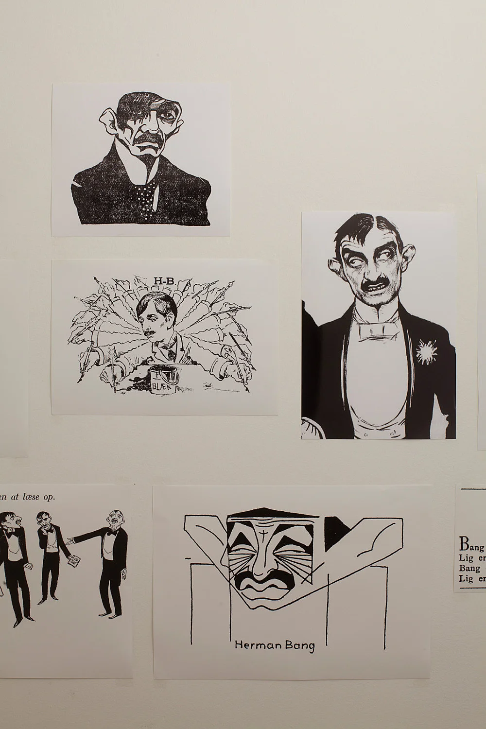 zusammengestellt von Henrik Olesen amp Daniel Buchholz — Bücher, Manuskripte und Briefe von Herman Bang 1857-1912 — Exhibitions — Galerie Buchholz — Image 00