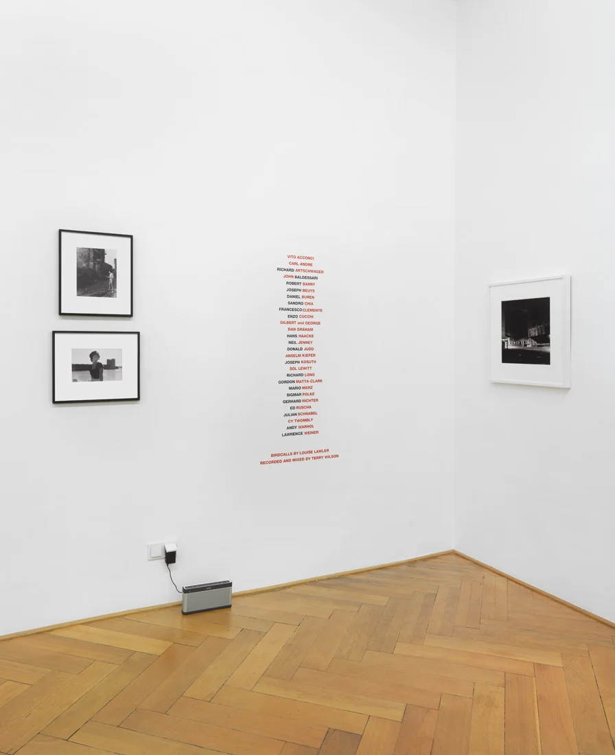 Pictures, Before and After An Exhibition for Douglas Crimp — Daniel Buren, Charles James, Antonio Lopez, Agnes Martin, Joseph Cornell, Robert Smithson, The Cockettes, Jack Smith,... — Exhibitions — Galerie Buchholz — Image 48