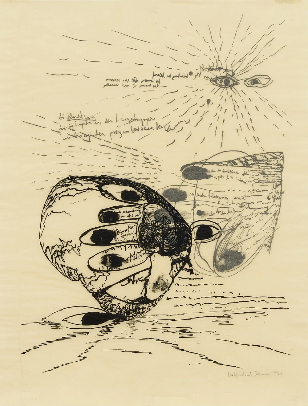 Vista View an exhibition curated by Caleb Considine — Tomma Abts, Ginny Bishton, Whitney Claflin, Carlfriedrich Claus, Ralston Crawford, Norman Lewis, Agnes Martin, Mohammad... — Exhibitions — Galerie Buchholz — Image 00